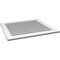 Ekena Millwork Vertical Surface Mount PVC Gable Vent: Functional, w/ 3-1/2"W x 1"P Standard Frame, 36"W x 34"H GVPVE36X3401SF - alternate 4